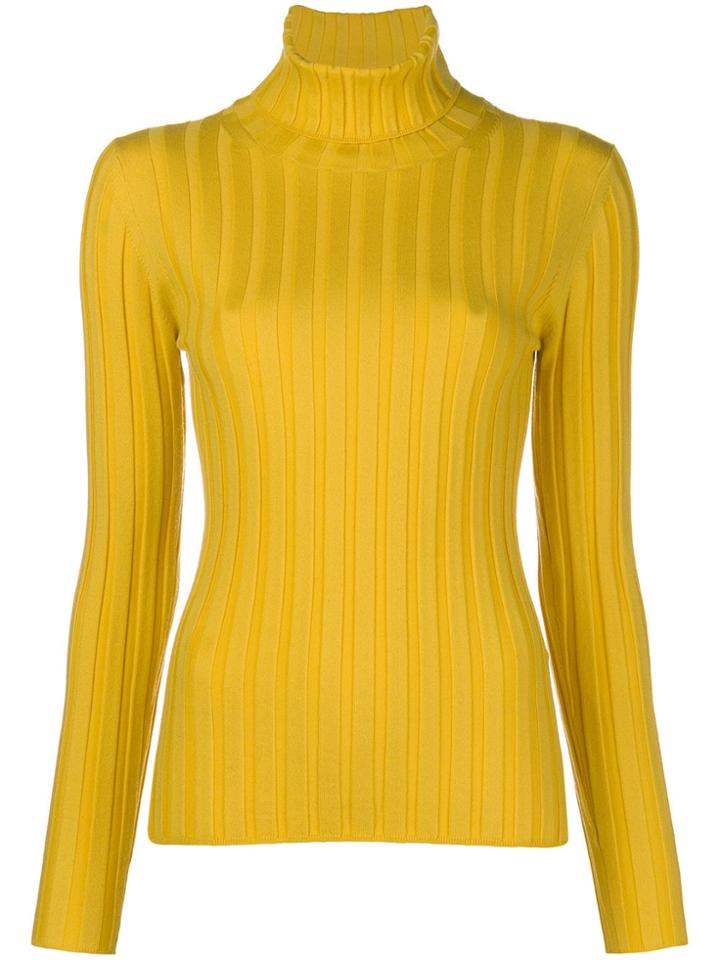 Aspesi Turtle Neck Jumper - Yellow