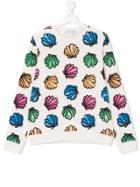 Stella Mccartney Kids Shell Print Sweater - Nude & Neutrals