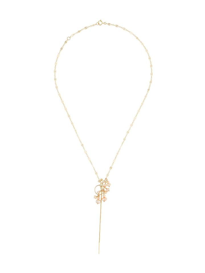 Petite Grand Pearl Seychelles Necklace - Gold