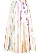 Rosie Assoulin Watercolour Print Skirt - Multicolour