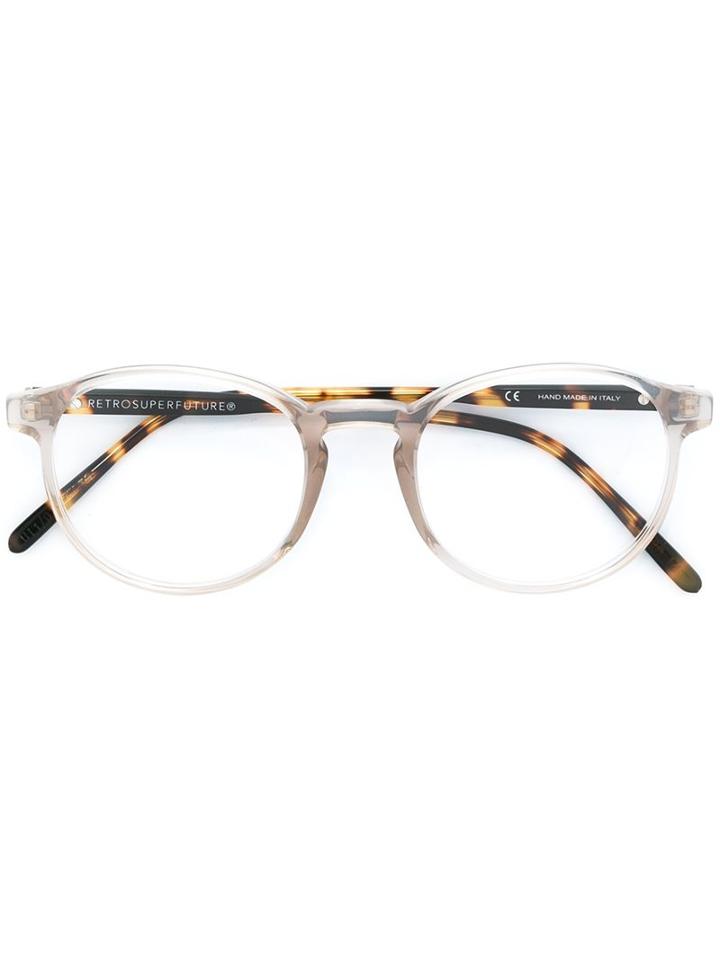 Retrosuperfuture 'numero 01' Glasses, White, Acetate