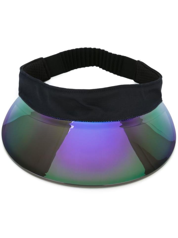 Y-3 'tpu' Visor, Women's, Black, Cotton/polyamide