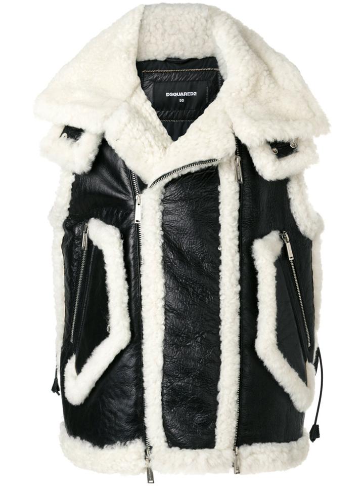 Dsquared2 Zipped Gilet - Black