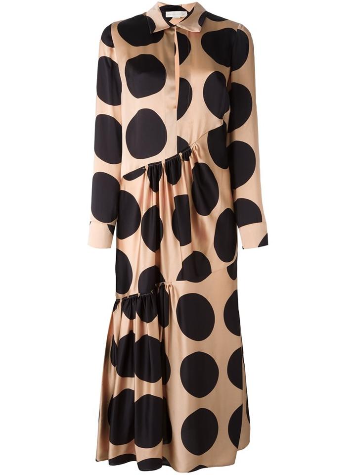 Stella Mccartney Polka Dot Midi Dress