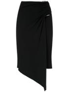 Tufi Duek Wrap Asymmetric Skirt - Black