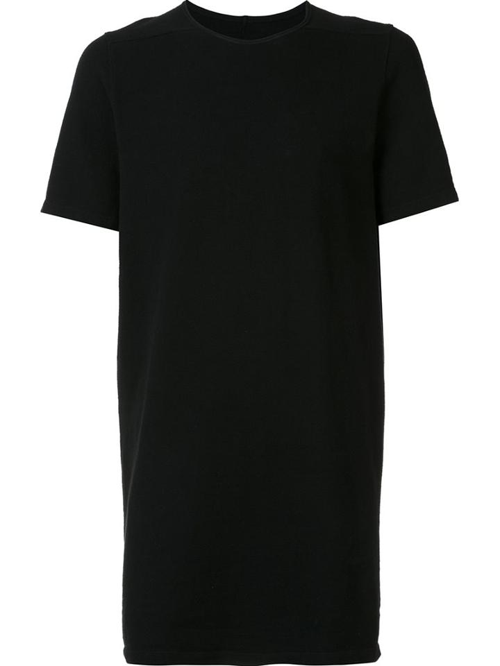 Rick Owens Drkshdw Long T-shirt, Men's, Size: Large, Black, Cotton