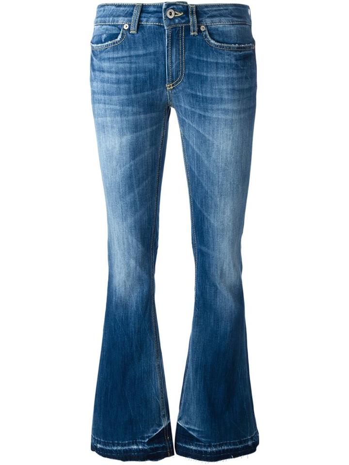 Dondup Neon Jeans, Women's, Size: 26, Blue, Cotton/spandex/elastane