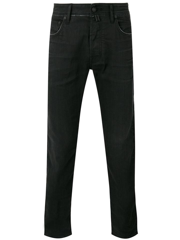 Jacob Cohen - Straight Leg Jeans - Men - Cotton/polyester/spandex/elastane - 38, Black, Cotton/polyester/spandex/elastane