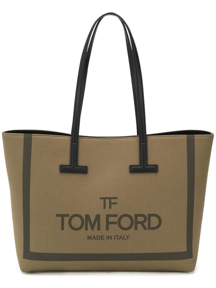 Tom Ford Canvas Tote Bag - Green