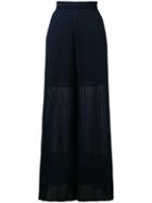 Golden Goose Cygnuns Pleated Palazzo Pants - Blue
