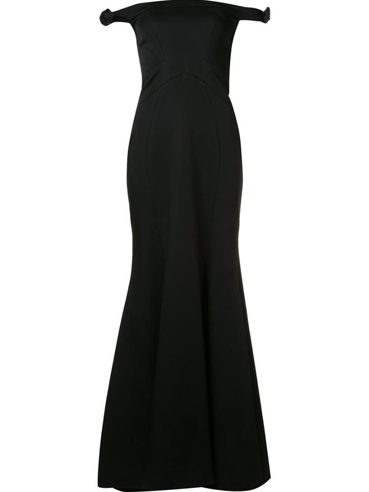 Zac Zac Posen 'lexy' Gown, Women's, Size: 2, Black, Nylon/spandex/elastane/acetate