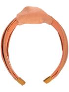Jennifer Behr Knot-detail Hairband - Orange