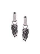 Marcelo Burlon County Of Milan Wing Earrings - Silver