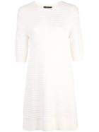 Derek Lam Short Sleeve Silk Cashmere Knit Top - White