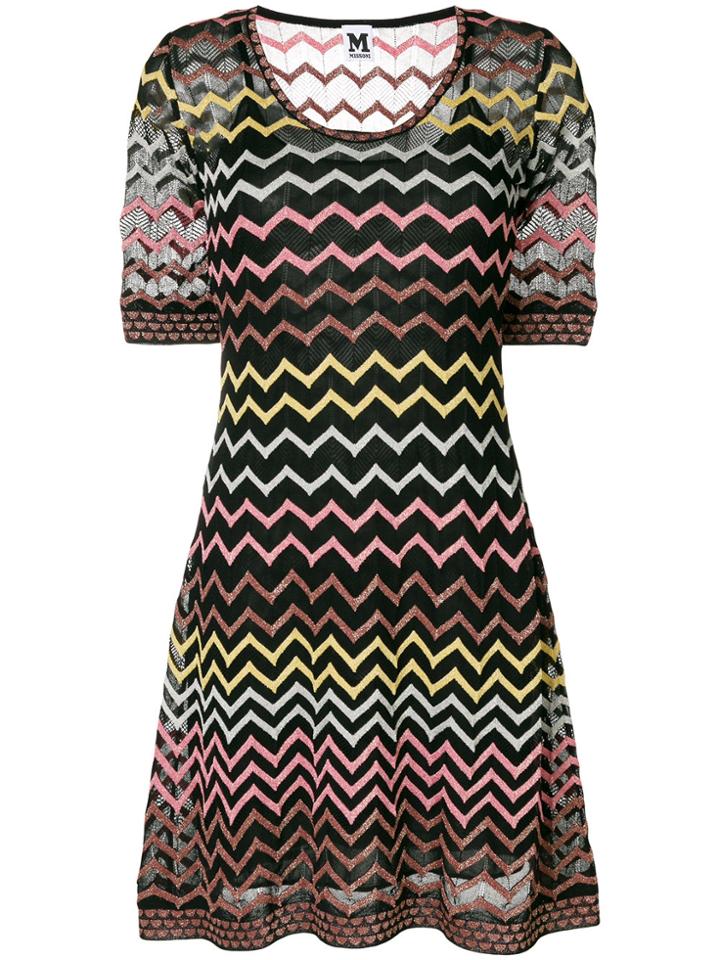 M Missoni Zigzag Pattern Dress - Multicolour