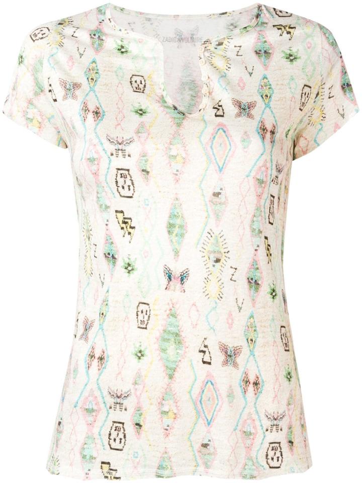 Zadig & Voltaire Multi-print Blouse - Neutrals