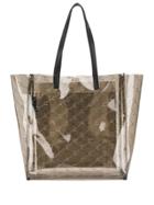 Stella Mccartney Transparent Logo Printed Tote - Grey