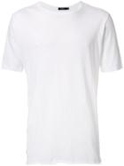 Bassike 'htg Slim Basic' T-shirt, Men's, Size: Large, White, Organic Cotton