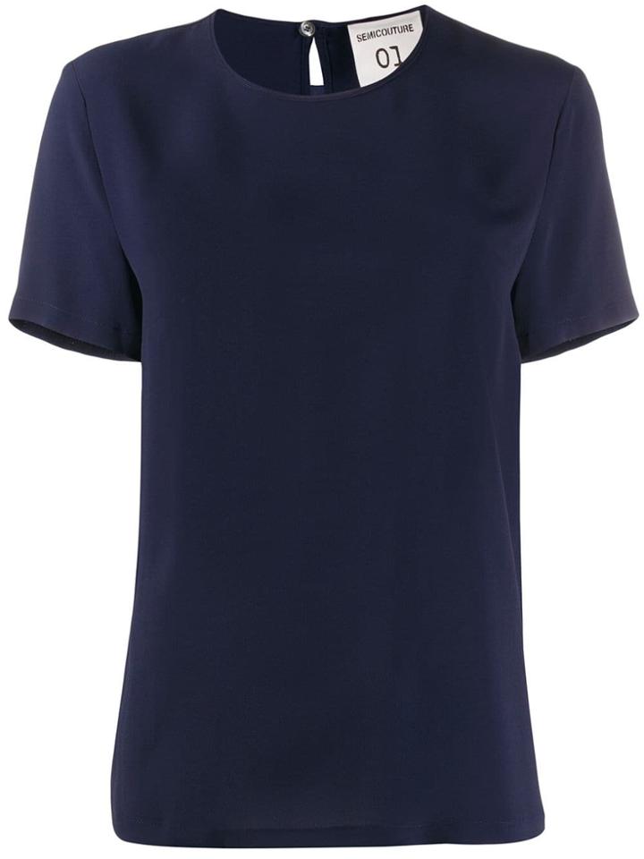 Semicouture Semicouture Y9au13amichol K65 0 Blu Notte Natural