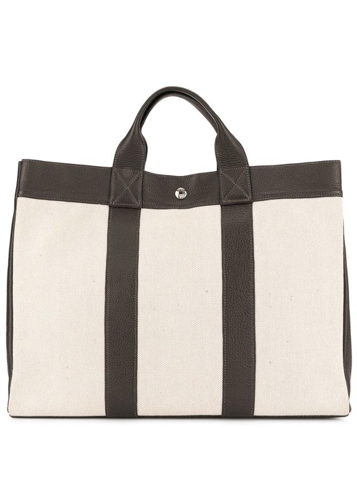 Hermès Vintage Deauville Mm Hand Tote Bag - Brown