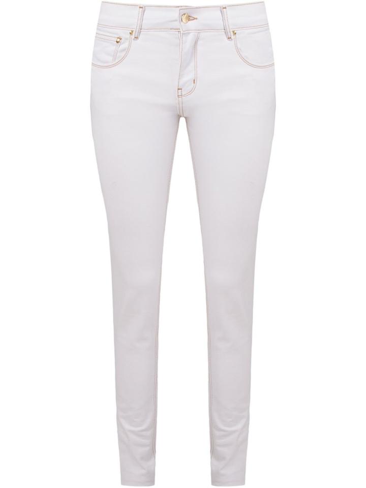 Amapô Skinny Trousers - White