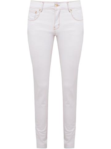 Amapô Skinny Trousers - White