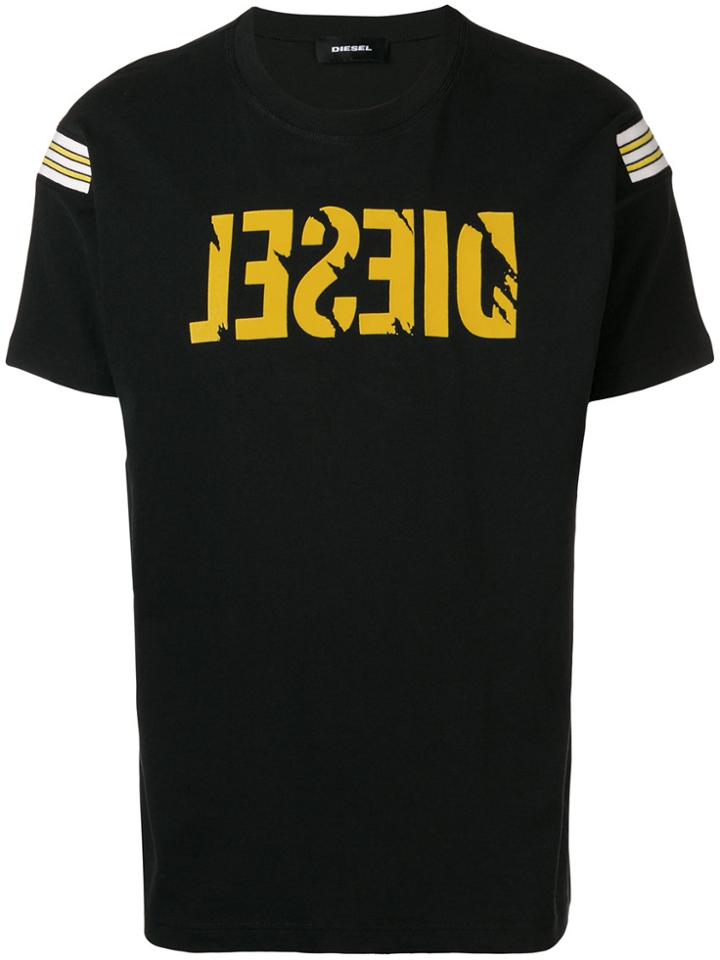 Diesel Printed Logo T-shirt - Black