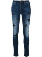 Twin-set - Skinny Star Jeans - Women - Cotton/polyester/spandex/elastane - 32, Blue, Cotton/polyester/spandex/elastane