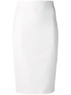 Loulou High-rise Pencil Skirt - White