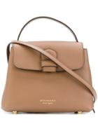 Burberry Flap Front Tote Bag - Brown