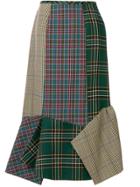 Enföld Mixed Check Skirt - Multicolour