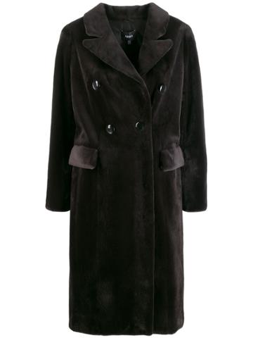 Arma Double-breasted Coat - Brown
