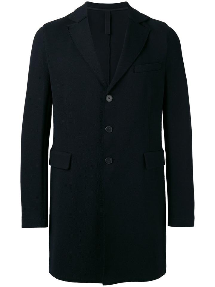 Harris Wharf London - Single-breasted Coat - Men - Cotton - 48, Blue, Cotton