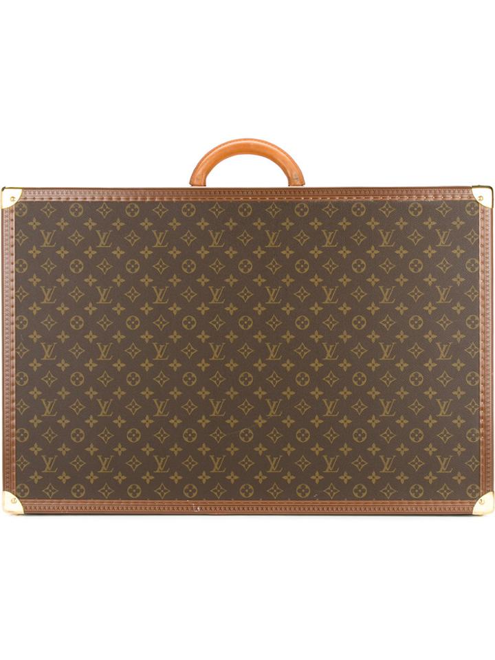 Louis Vuitton Vintage Alzer 70 Trunk - Brown