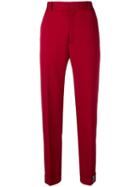 Y/project Smart Cropped Trousers - Red