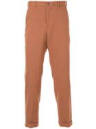 Loveless Tailored Fitted Trousers - Brown