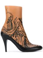 A.f.vandevorst Patterned Ankle Boots - Brown