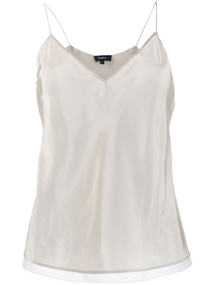 Theory Panel Hem Camisole - Neutrals