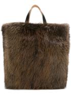 Marni Large Beaver Fur Tote
