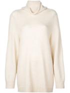 The Row Funnel Neck Jumper - Neutrals