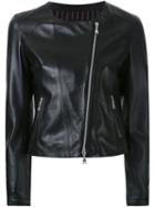 Loveless Biker Jacket, Women's, Size: 34, Black, Cupro/lamb Skin