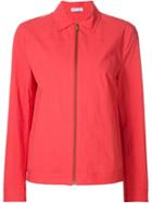 Tomas Maier Zip Jacket, Women's, Size: 6, Red, Cotton