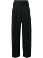 Mcq Alexander Mcqueen - Pleated Trousers - Women - Wool - 44, Black, Wool