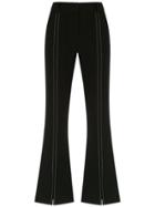 Nk Front Slit Flared Pants - Black