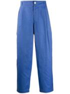Comme Des Garçons Shirt Loose Fit Trousers - Blue