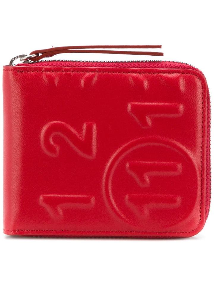 Maison Margiela All Around Zip Wallet - Red