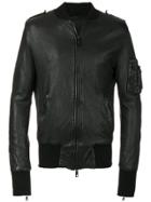 Giorgio Brato Bomber Style Jacket - Black