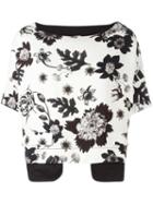 Antonio Marras Floral Print T-shirt, Women's, Size: 44, White, Cotton
