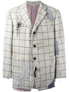 Thom Browne Destroyed Effect Blazer - Grey