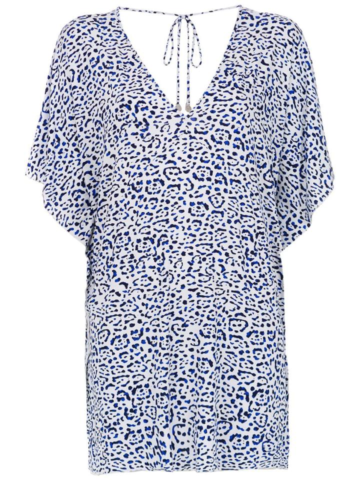 Track & Field Printed Sardenha Kaftan - Blue